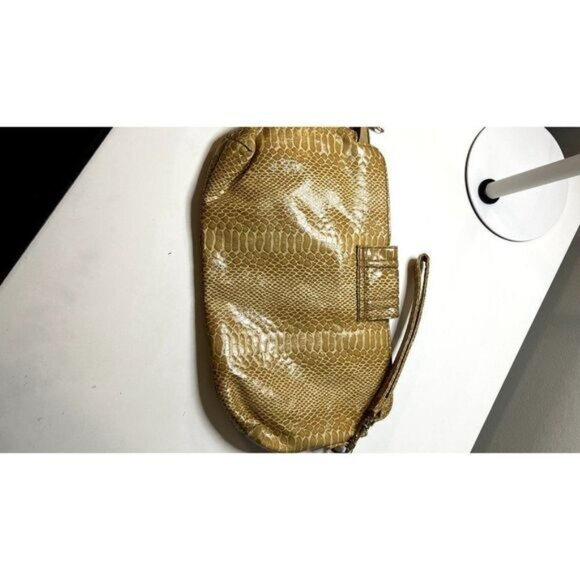 Women's Wristlet Faux Snake Skin Clutch Wallet‎ with Zipper Pocket Pouch - Picture 6 of 9